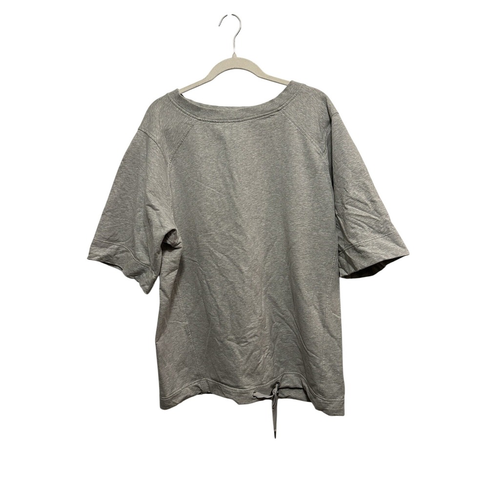 Lululemon Split short sleeve sweatshirt Women's 8 light Heather gray oversized